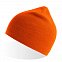 Шапка HOLLY двуслойная, пряжа Polylana®, 60% полиэстер, 40% акрил, оранжевый с логотипом в Москве заказать по выгодной цене в кибермаркете AvroraStore
