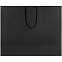 Пакет бумажный «Блеск», большой, черный с логотипом  заказать по выгодной цене в кибермаркете AvroraStore