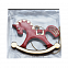 Ёлочная игрушка Лошадка (красный) с логотипом в Москве заказать по выгодной цене в кибермаркете AvroraStore