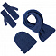 Шарф Nordkyn, синий меланж с логотипом в Москве заказать по выгодной цене в кибермаркете AvroraStore