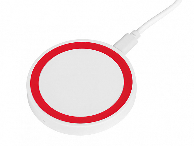 Беспроводное зарядное устройство «Dot», 5 Вт с логотипом  заказать по выгодной цене в кибермаркете AvroraStore