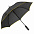 Зонт-трость Jenna, черный с серым с логотипом в Москве заказать по выгодной цене в кибермаркете AvroraStore