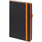Ежедневник Ton, недатированный, черный с оранжевым с логотипом в Москве заказать по выгодной цене в кибермаркете AvroraStore
