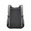 Складной светоотражающий рюкзак Reflecto, черный с логотипом в Москве заказать по выгодной цене в кибермаркете AvroraStore