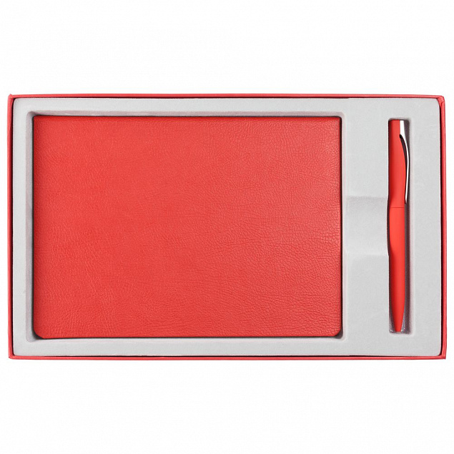 Коробка Adviser под ежедневник, ручку, красная с логотипом в Москве заказать по выгодной цене в кибермаркете AvroraStore