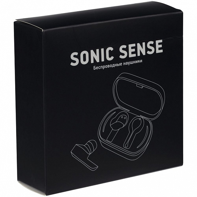 Беспроводные наушники Sonic Sense, белые с логотипом в Москве заказать по выгодной цене в кибермаркете AvroraStore