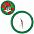 Часы настенные "ПРОМО" разборные ; красный, D28,5 см; пластик с логотипом в Москве заказать по выгодной цене в кибермаркете AvroraStore