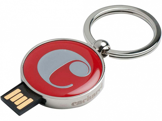 Набор: брелок с флеш-картой на 4 Гб, ручка шариковая с логотипом в Москве заказать по выгодной цене в кибермаркете AvroraStore
