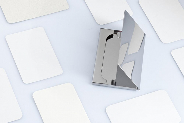Футляр для визиток Steel с логотипом в Москве заказать по выгодной цене в кибермаркете AvroraStore