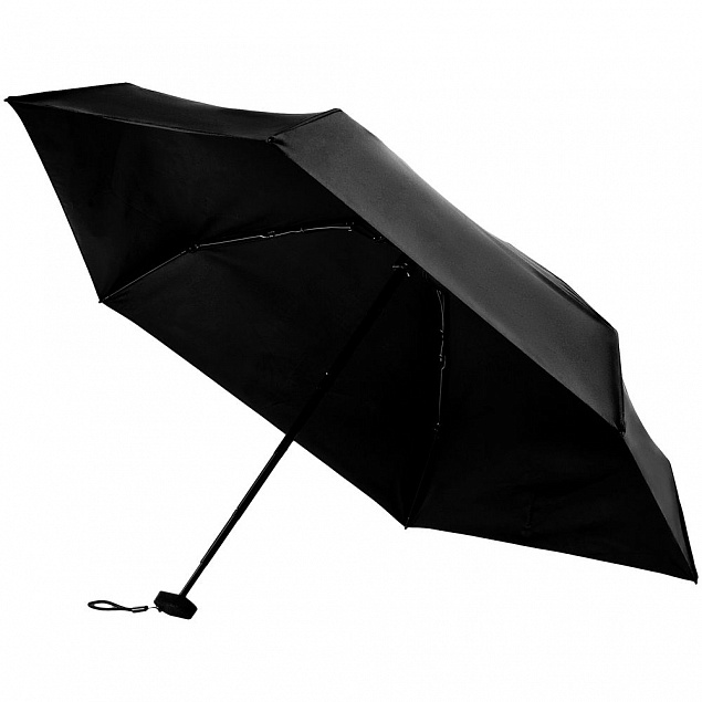 Зонт складной Color Action, в кейсе, черный с логотипом в Москве заказать по выгодной цене в кибермаркете AvroraStore