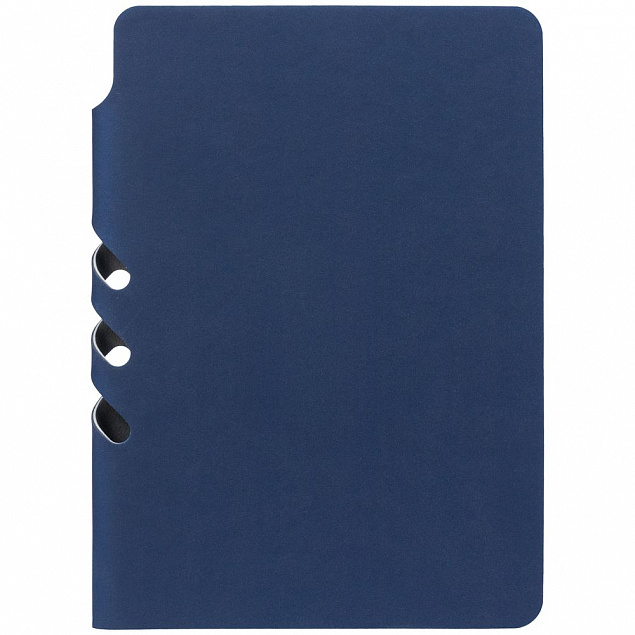 Ежедневник Flexpen Mini, недатированный, синий с логотипом в Москве заказать по выгодной цене в кибермаркете AvroraStore