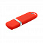Флешка "Shape" с покрытием Софт Тач 16 Гб - Красный PP с логотипом в Москве заказать по выгодной цене в кибермаркете AvroraStore