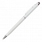 Шариковая ручка Touch Point из пластика, белая с логотипом в Москве заказать по выгодной цене в кибермаркете AvroraStore