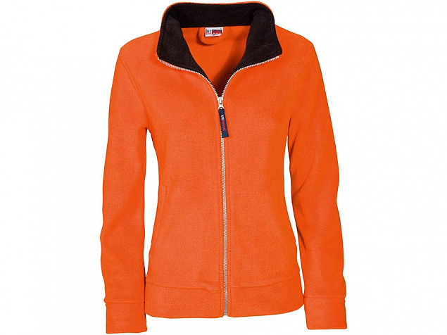 Куртка флисовая Nashville женская, оранжевый/черный с логотипом в Москве заказать по выгодной цене в кибермаркете AvroraStore