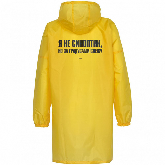 Дождевик «Я не синоптик», желтый с логотипом в Москве заказать по выгодной цене в кибермаркете AvroraStore