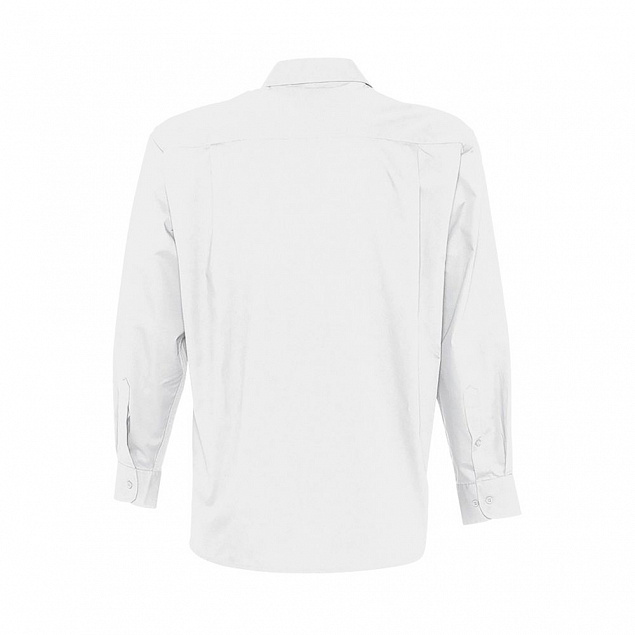 Рубашка мужская с длинным рукавом BRADFORD белая с логотипом в Москве заказать по выгодной цене в кибермаркете AvroraStore