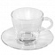 Чайная пара Classic Glass с логотипом в Москве заказать по выгодной цене в кибермаркете AvroraStore