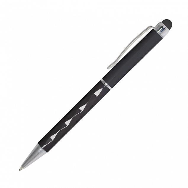 Шариковая ручка Crystal, черная с логотипом в Москве заказать по выгодной цене в кибермаркете AvroraStore