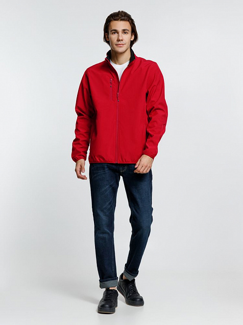 Куртка мужская Radian Men, красная с логотипом в Москве заказать по выгодной цене в кибермаркете AvroraStore