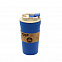 Бутылка для воды Eco water из бамбукового волокна - Синий HH с логотипом в Москве заказать по выгодной цене в кибермаркете AvroraStore