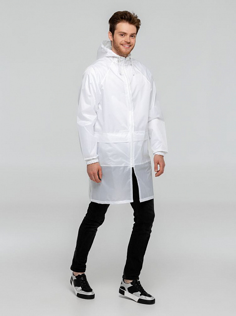 Дождевик Rainman Zip Pro, белый с логотипом в Москве заказать по выгодной цене в кибермаркете AvroraStore