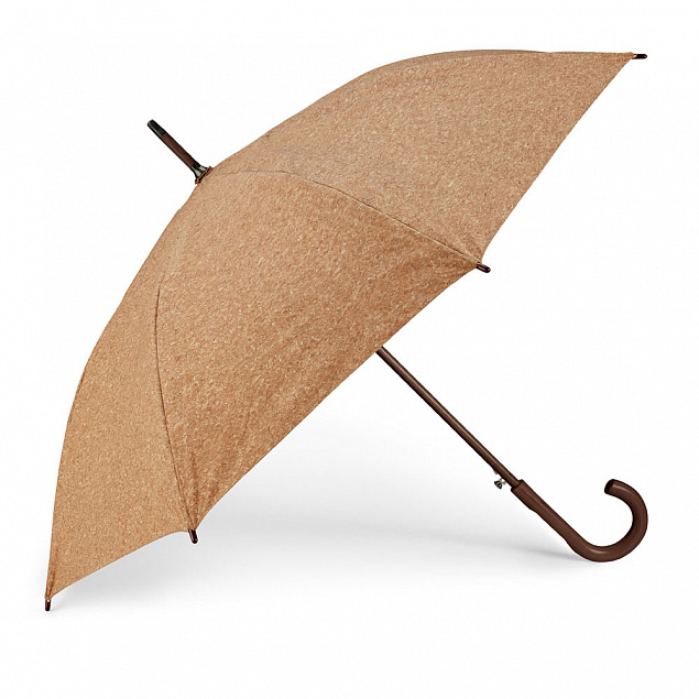 Ультралегкий 21-дюймовый зонт с чехлом,серый,коричневый с логотипом в Москве заказать по выгодной цене в кибермаркете AvroraStore