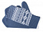 Варежки «Скандик», синие (индиго) с логотипом в Москве заказать по выгодной цене в кибермаркете AvroraStore