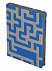 Ежедневник Labyrinth, недатированный, синий с логотипом в Москве заказать по выгодной цене в кибермаркете AvroraStore