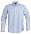 Рубашка мужская в полоску RENO, голубая с логотипом в Москве заказать по выгодной цене в кибермаркете AvroraStore