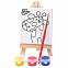 Набор для раскраски "Жираф":холст,мольберт,кисть, краски 3шт с логотипом в Москве заказать по выгодной цене в кибермаркете AvroraStore