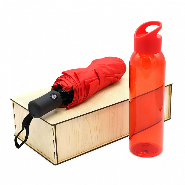 Подарочный набор Rainy, (красный) с логотипом в Москве заказать по выгодной цене в кибермаркете AvroraStore