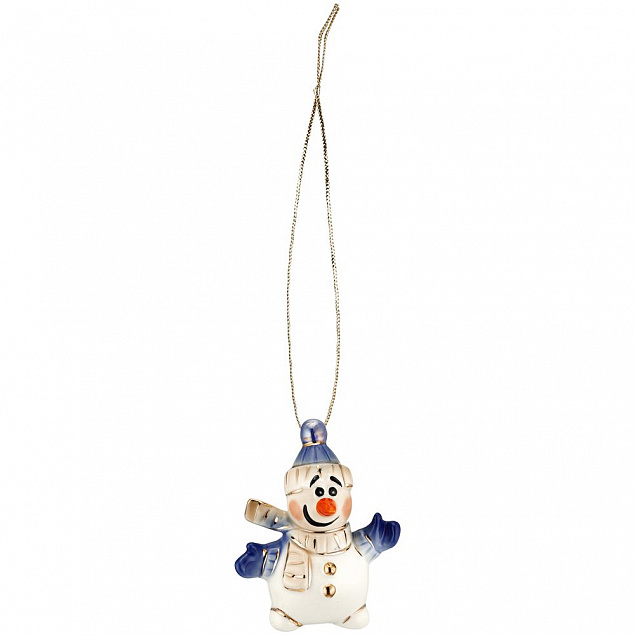 Фарфоровая елочная игрушка Olaf с логотипом в Москве заказать по выгодной цене в кибермаркете AvroraStore