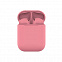 Наушники беспроводные с зарядным боксом TWS AIR SOFT, цвет розовый с логотипом в Москве заказать по выгодной цене в кибермаркете AvroraStore