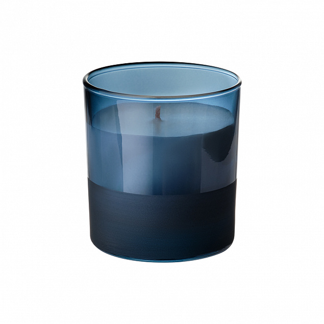 Ароматическая свеча, Sapphire, синяя с логотипом в Москве заказать по выгодной цене в кибермаркете AvroraStore