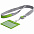 Чехол для карточки с лентой и ретрактором Devon, зеленый с логотипом в Москве заказать по выгодной цене в кибермаркете AvroraStore