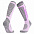 Термоноски женские высокие Monterno Sport, фиолетовые с серым с логотипом в Москве заказать по выгодной цене в кибермаркете AvroraStore
