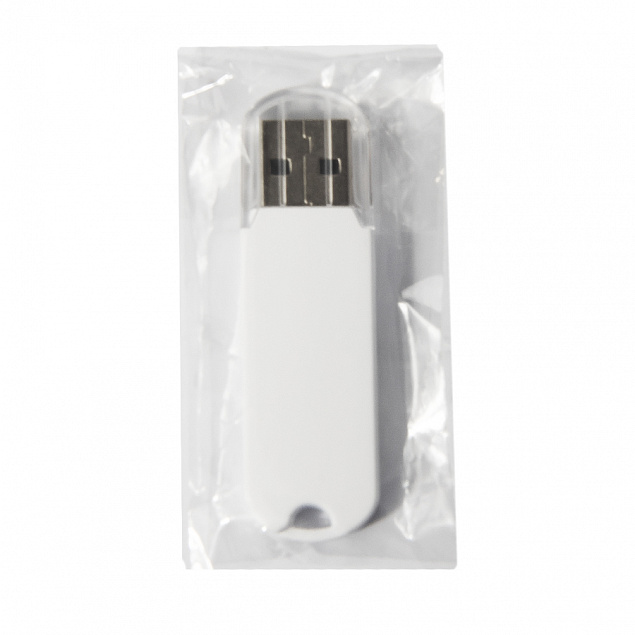 USB flash-карта UNIVERSAL (16Гб), белая, 5,8х1,7х0,6 см, пластик с логотипом в Москве заказать по выгодной цене в кибермаркете AvroraStore