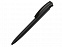 Ручка пластиковая шариковая трехгранная Trinity Gum soft-touch, черный с логотипом в Москве заказать по выгодной цене в кибермаркете AvroraStore