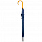 Зонт-трость LockWood ver.2, темно-синий с логотипом  заказать по выгодной цене в кибермаркете AvroraStore