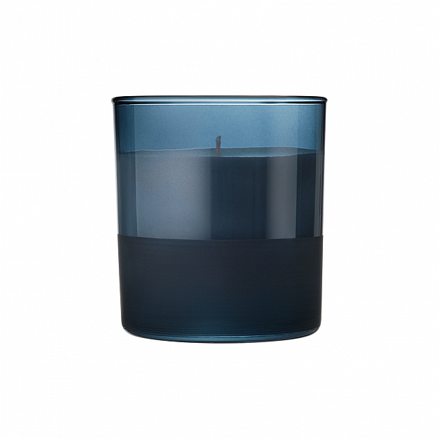 Ароматическая свеча, Sapphire, синяя с логотипом в Москве заказать по выгодной цене в кибермаркете AvroraStore