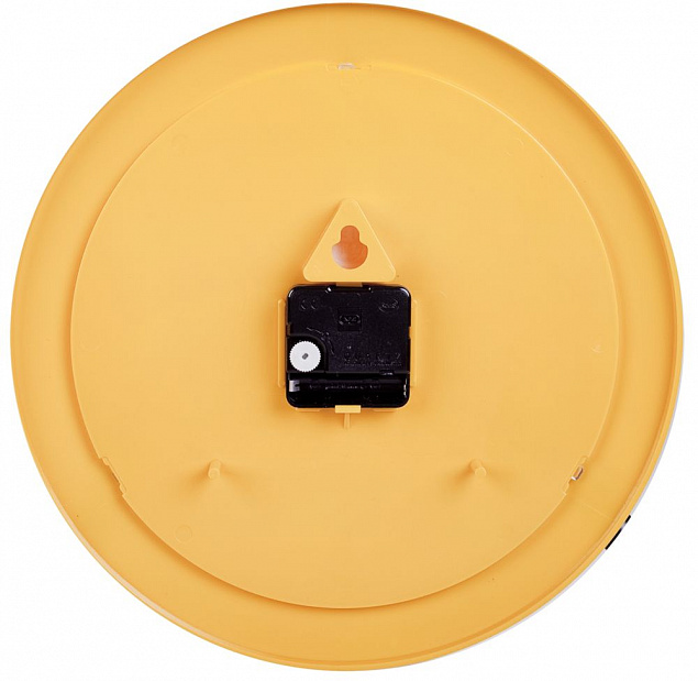 Часы настенные «Не лучшее время», желтые с логотипом в Москве заказать по выгодной цене в кибермаркете AvroraStore