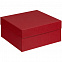 Коробка Satin, большая, красная с логотипом в Москве заказать по выгодной цене в кибермаркете AvroraStore