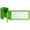 Багажная бирка Devon, зеленая с логотипом в Москве заказать по выгодной цене в кибермаркете AvroraStore