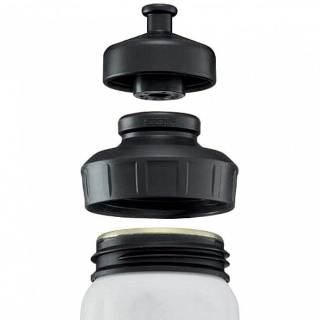 Бутылка для воды WMB Sports, черная с логотипом в Москве заказать по выгодной цене в кибермаркете AvroraStore