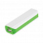 Внешний аккумулятор, Aster PB, 2000 mAh, белый/зеленый, подарочная упаковка с блистером с логотипом в Москве заказать по выгодной цене в кибермаркете AvroraStore