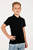 Рубашка поло детская Virma Kids, черная с логотипом в Москве заказать по выгодной цене в кибермаркете AvroraStore