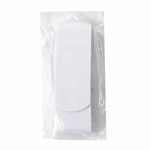 USB flash-карта SWING (8Гб), белый, 6,0х1,8х1,1 см, пластик с логотипом в Москве заказать по выгодной цене в кибермаркете AvroraStore