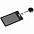 Чехол для пропуска с ретрактором Devon, черный с логотипом в Москве заказать по выгодной цене в кибермаркете AvroraStore