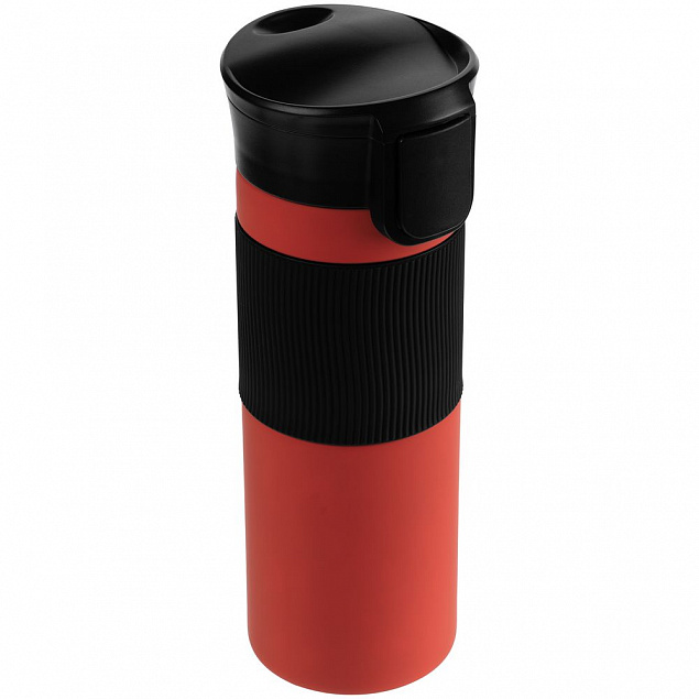 Термостакан Tralee XL, красный с логотипом в Москве заказать по выгодной цене в кибермаркете AvroraStore