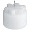 Свеча «Снежинка», малая, белая с логотипом в Москве заказать по выгодной цене в кибермаркете AvroraStore